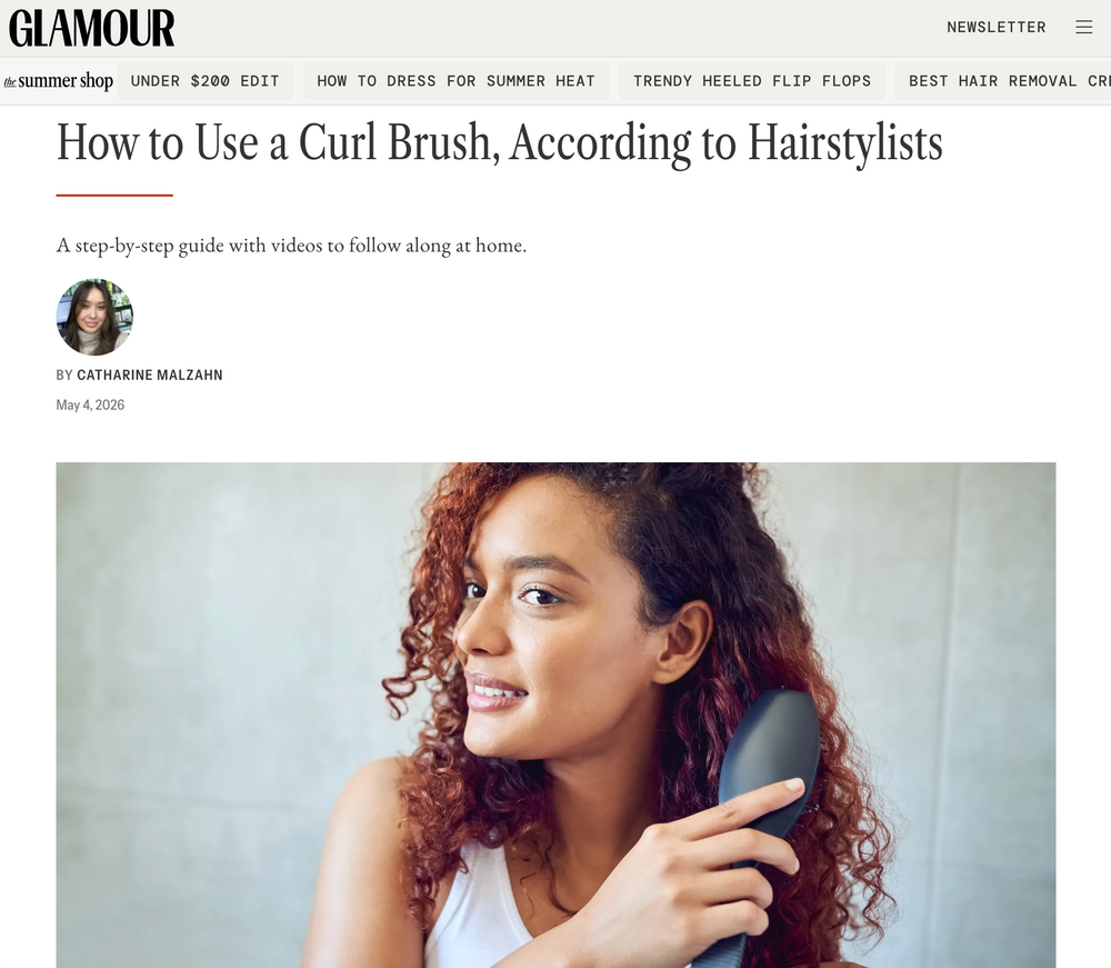 Founder of BÉSSA Beauty sharing tips on how to have defined and frizz-free curls