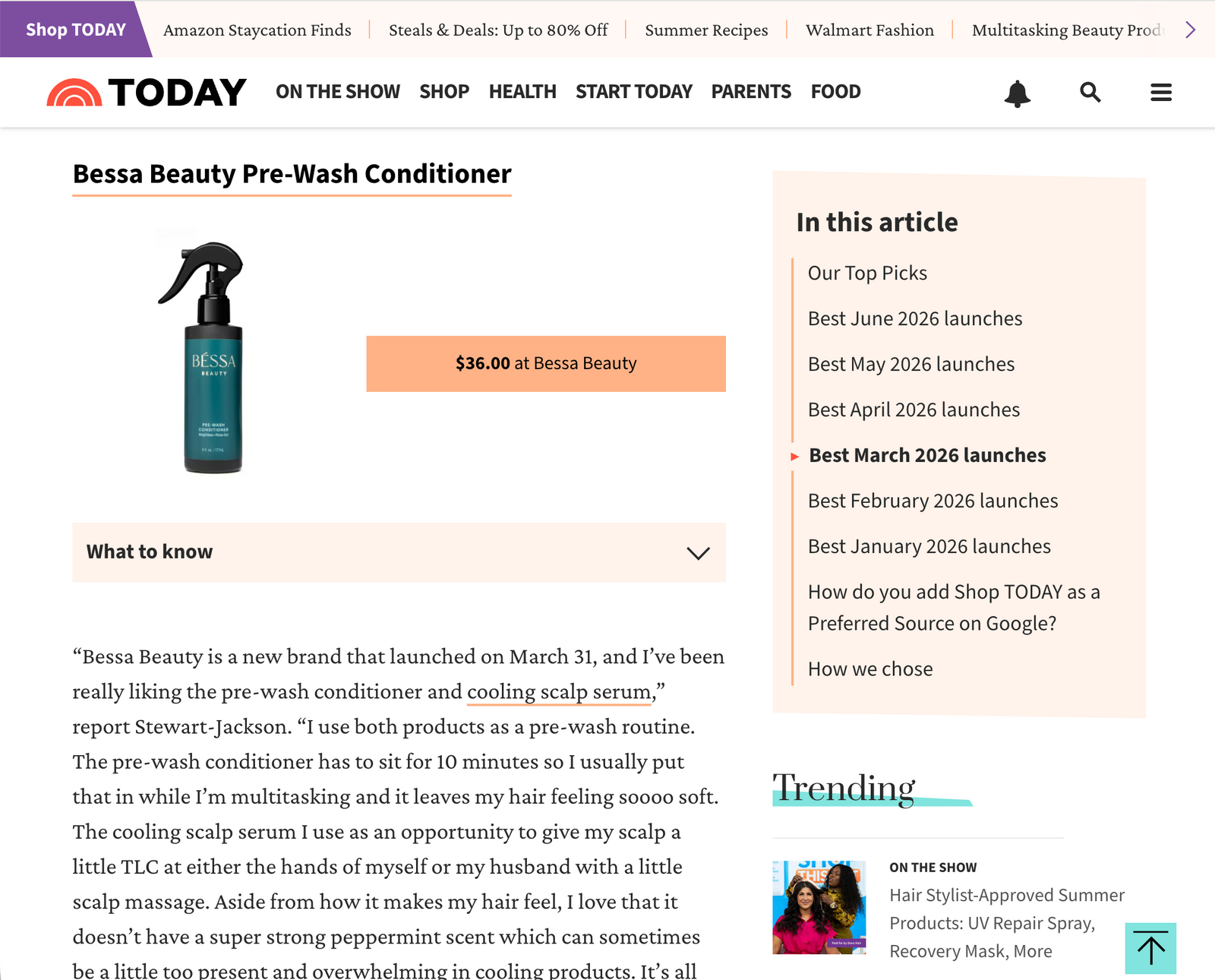 BÉSSA Beauty featured in Shop Today as an Editor's Pick, click to see what all the buzz it about